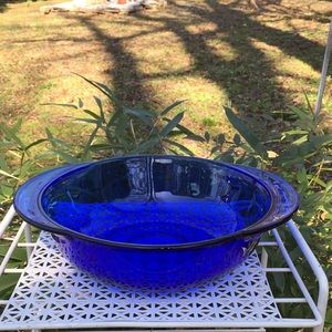 Anchor Hocking 2 Quart Cobalt Blue Casserole